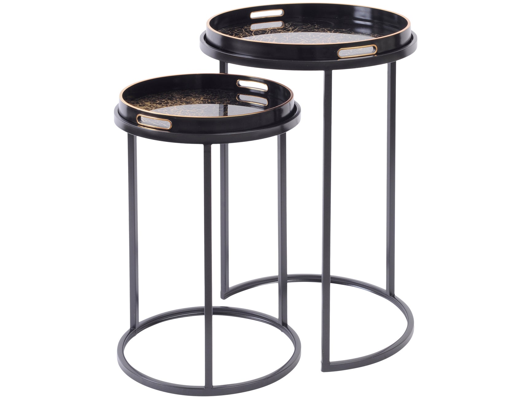 Clara Design Set of 2 Side Tray Tables