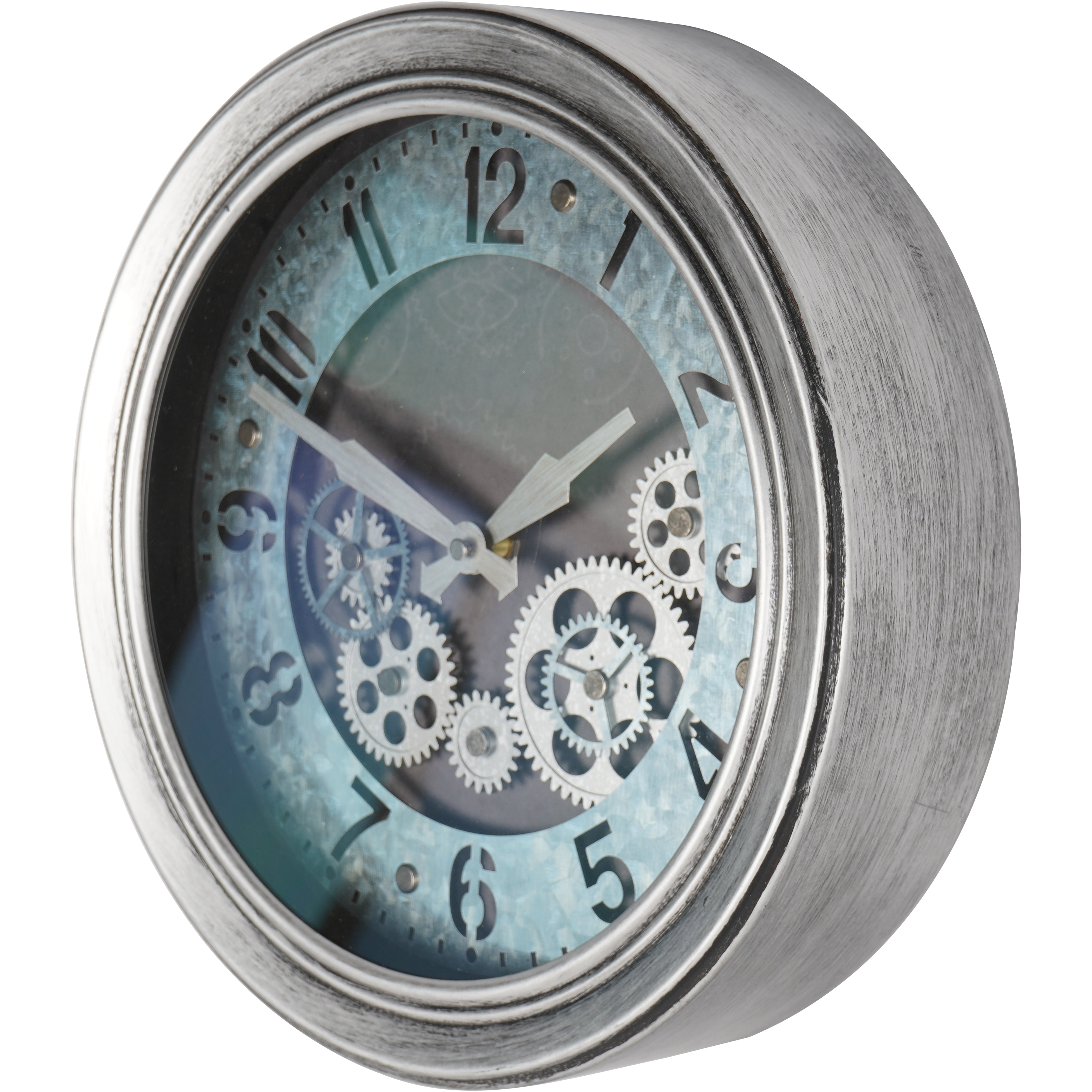 Antique Silver Palladium Mini Dials Clock