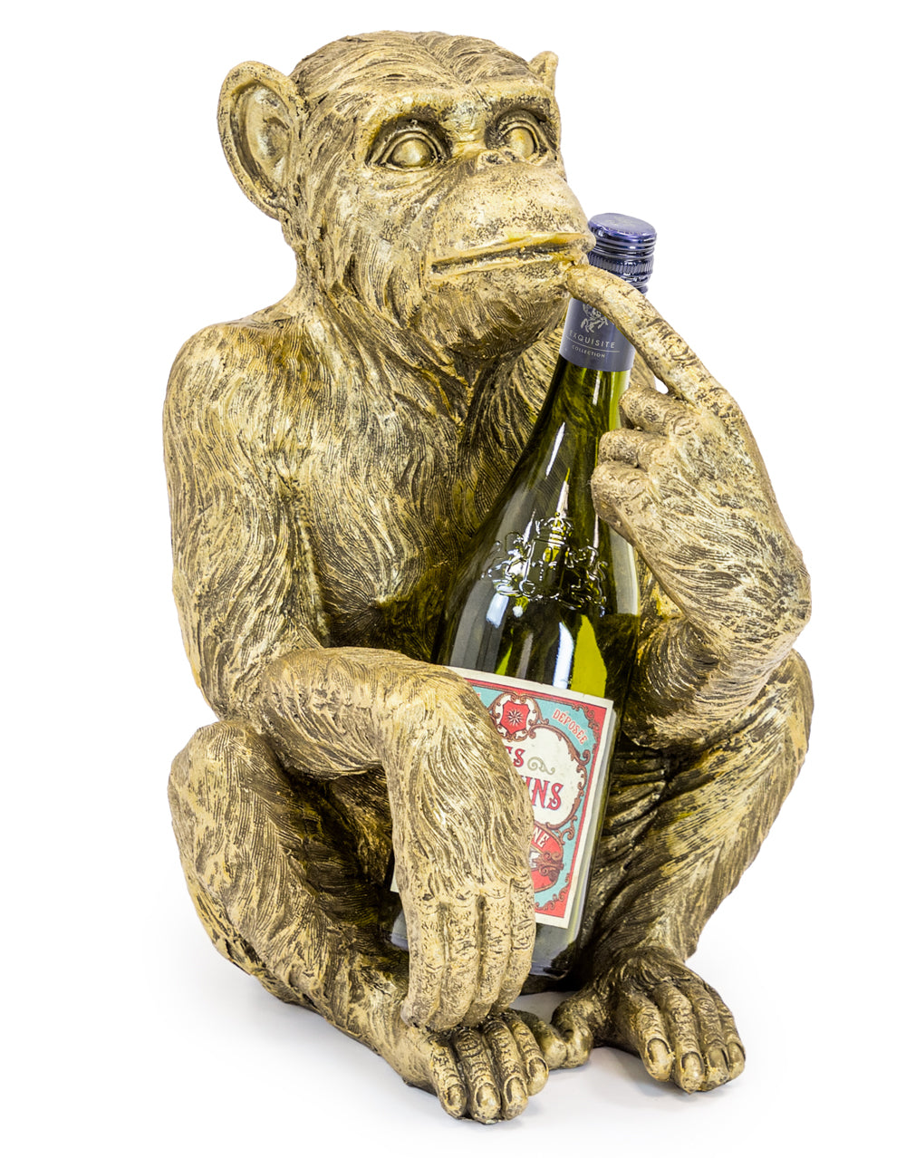 Monkey Bottle Holder in Gold