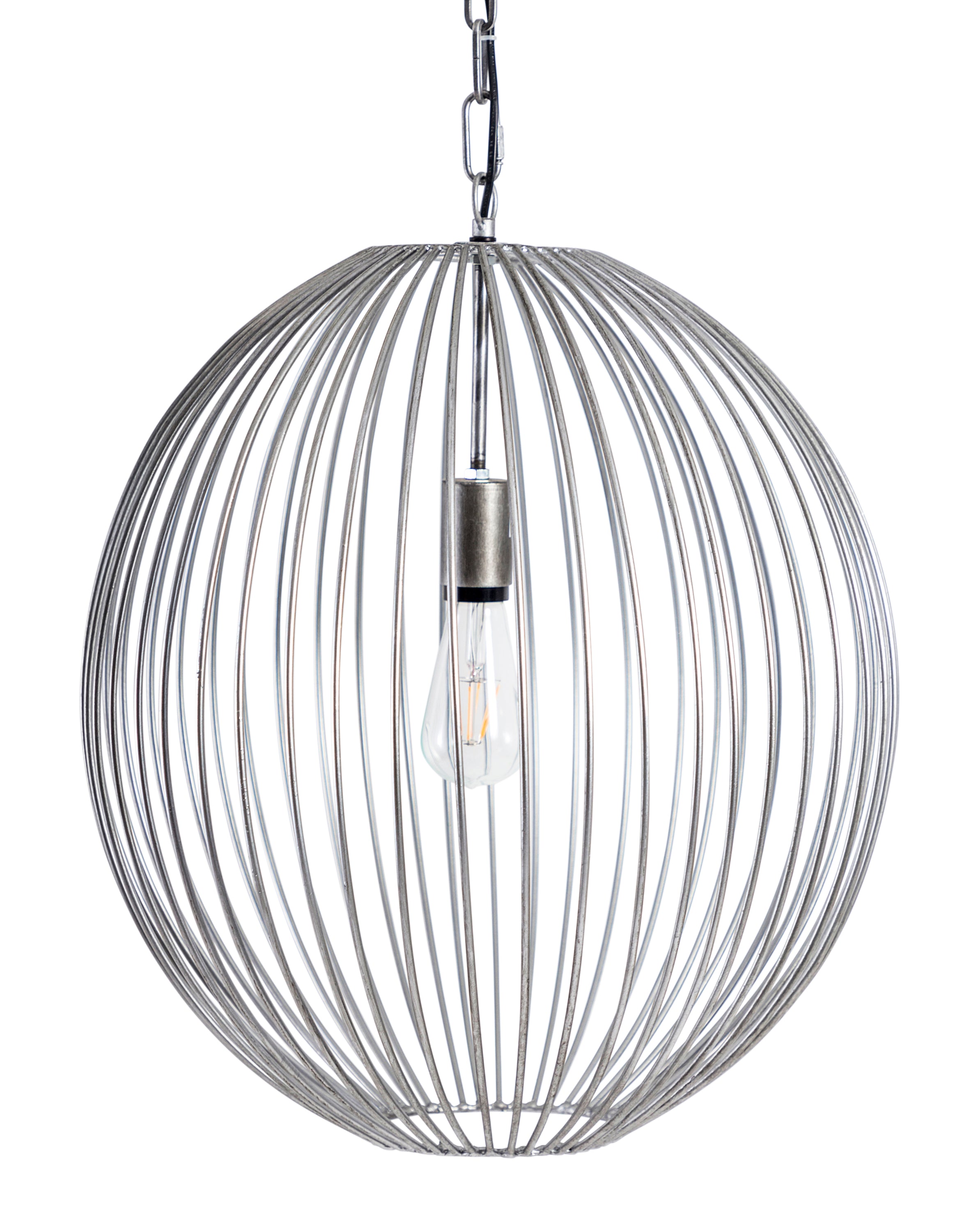 Extra Large Steel Wire Sphere Ceiling Pendant