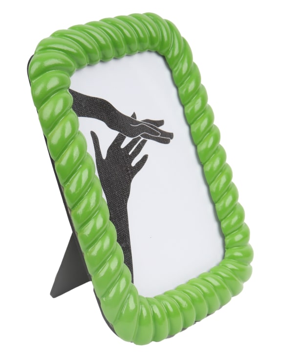 Green Twist-Layered Photo Frame