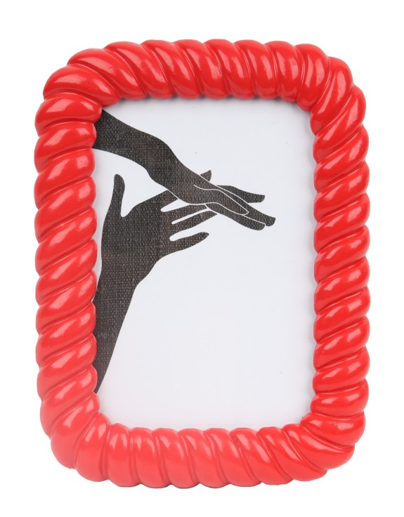 Red Twist-Layered Photo Frame