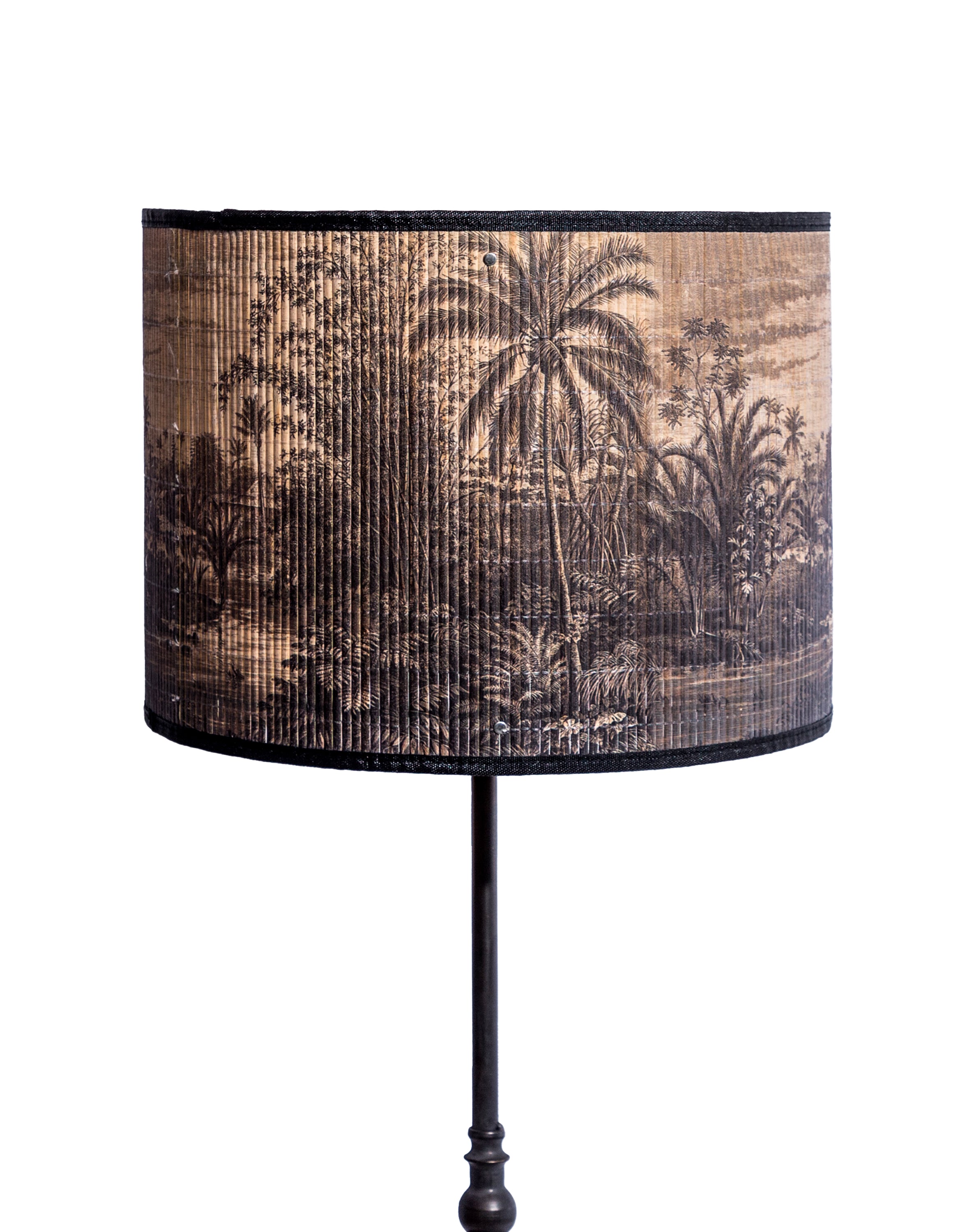 Tropical Scene Bamboo Shade