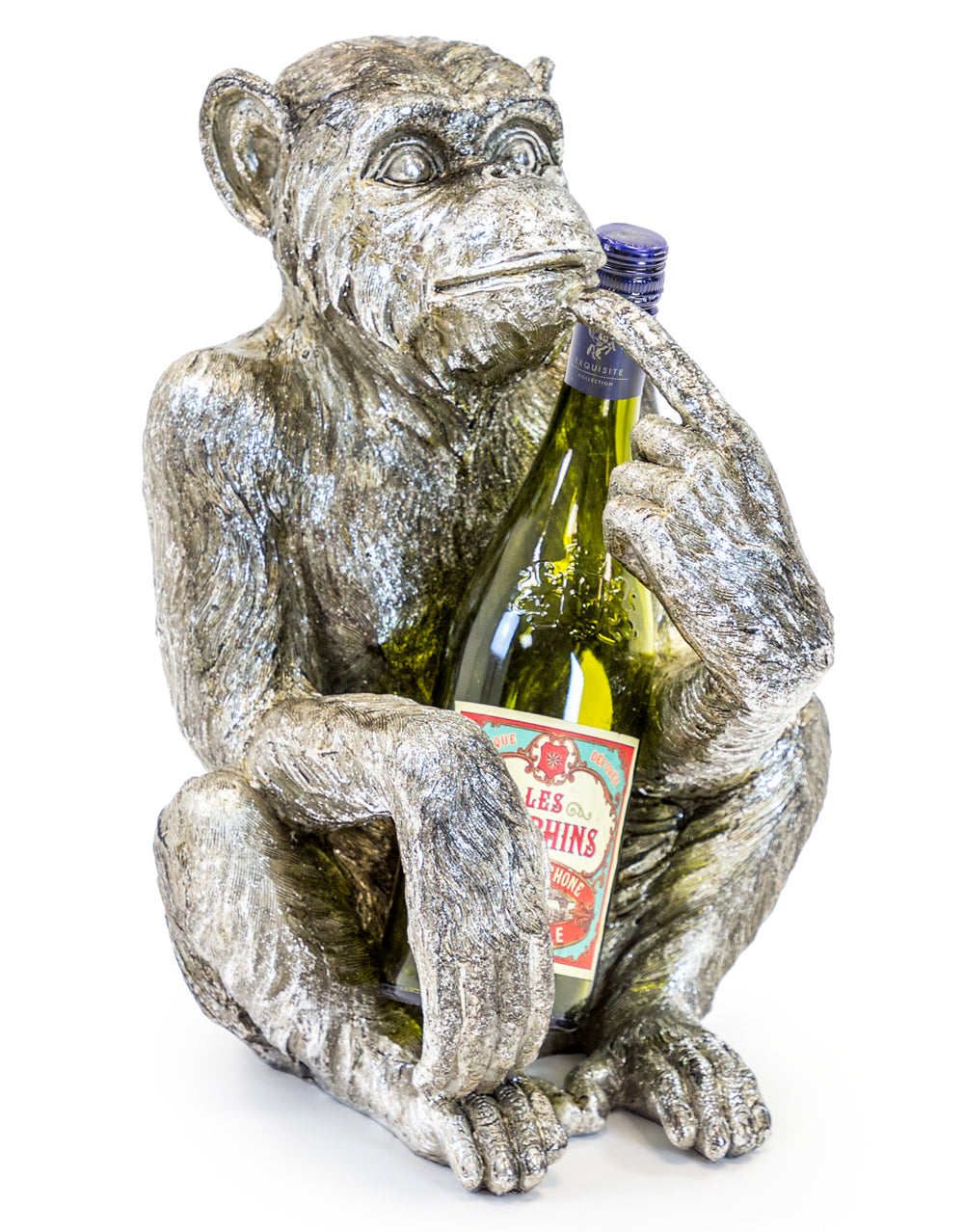 Monkey Bottle Holder in Silver